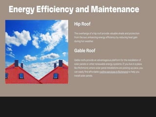 HIP ROOF VS. GABLE ROOF