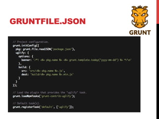 GRUNTFILE.JSON
 