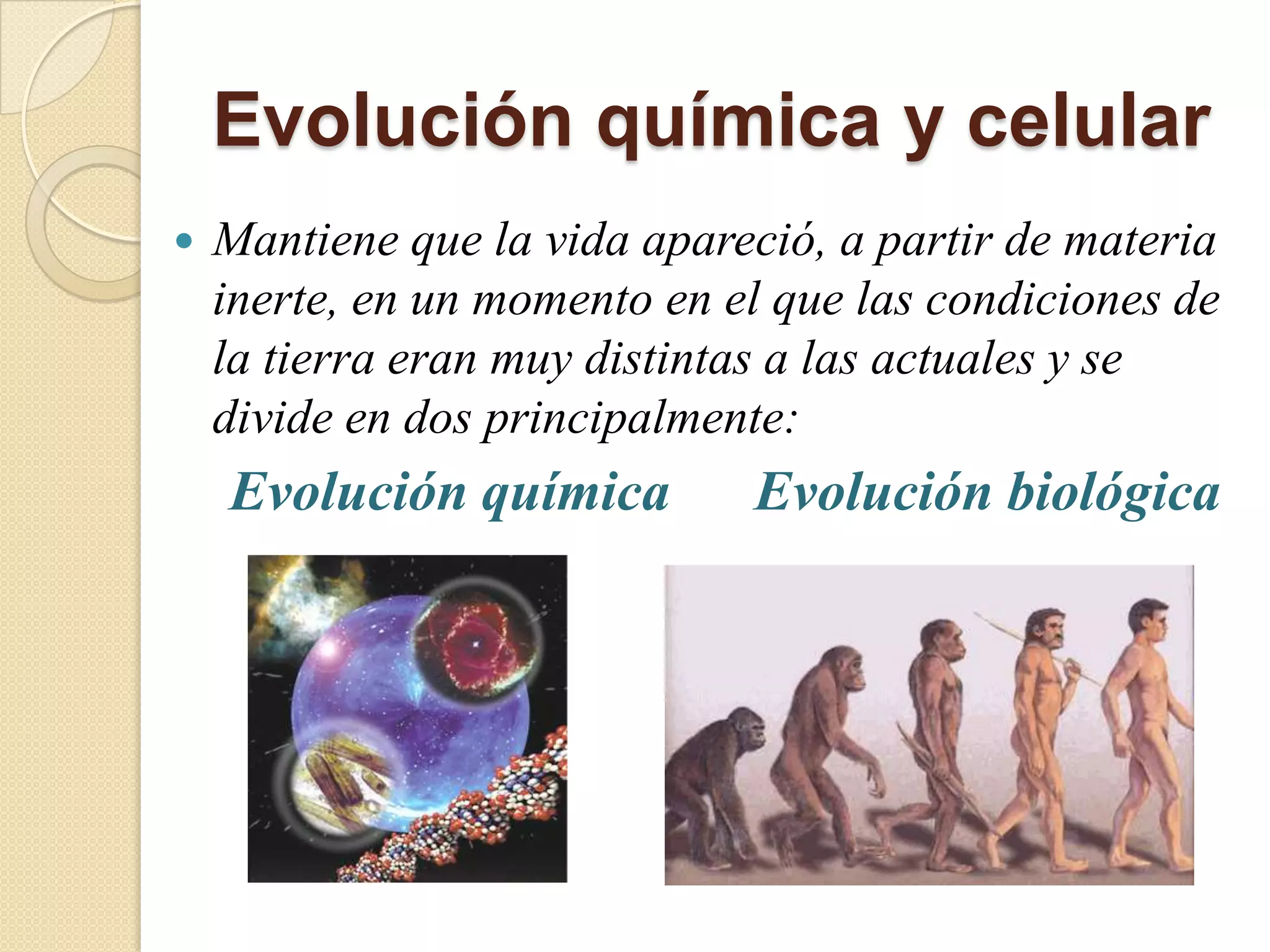 Hipótesis sobre el origen de la vida | PPTX