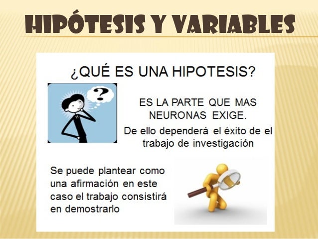 Hipótesis y variables (1)