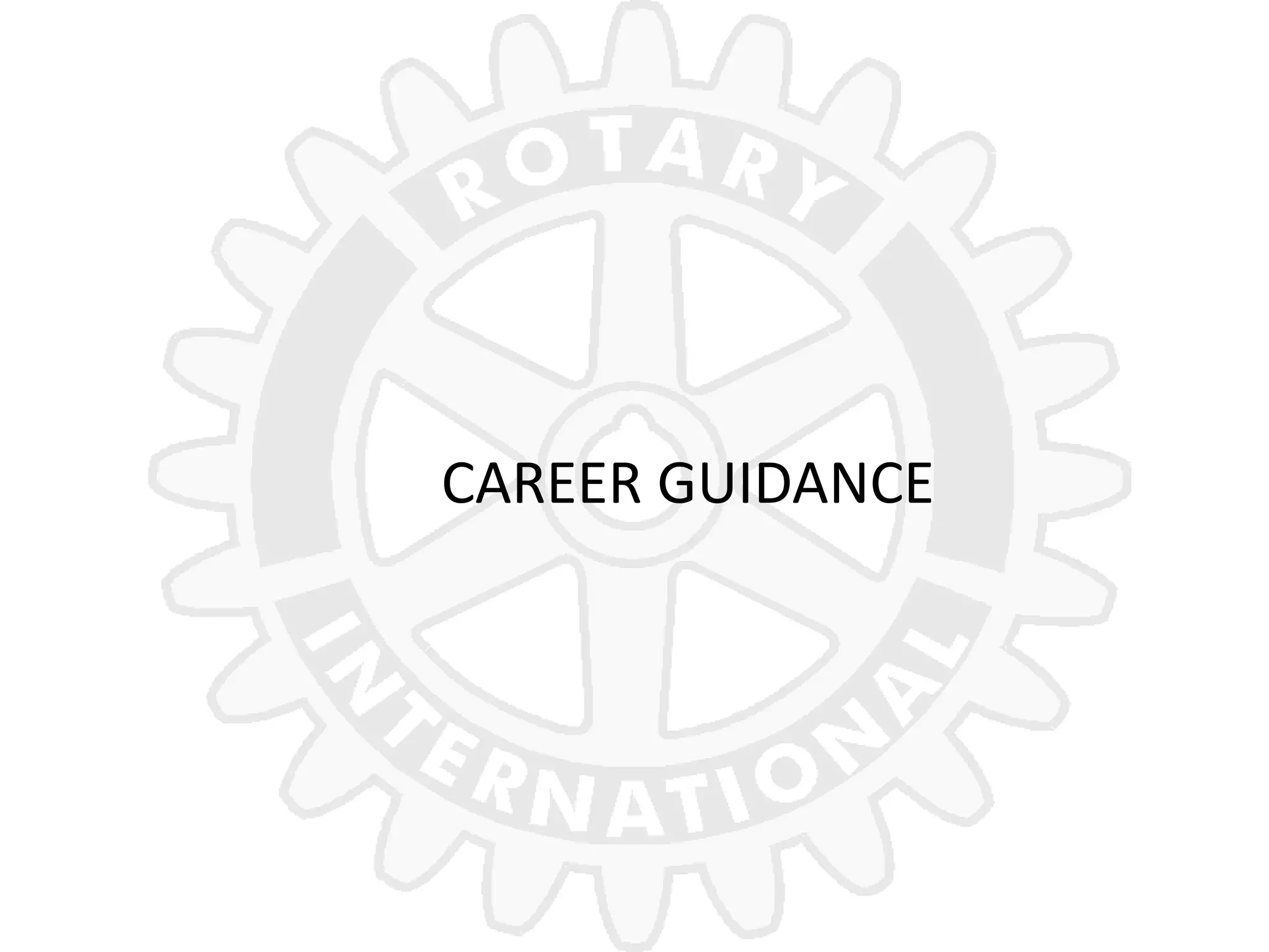 CAREER GUIDANCE
 