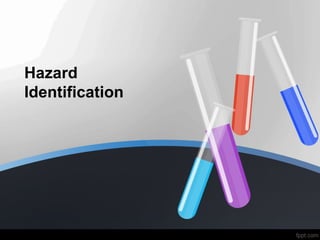 Hazard
Identification
 