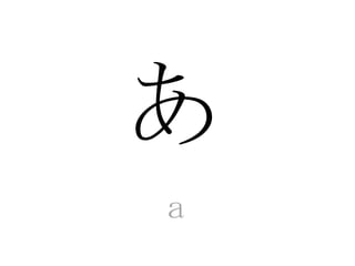 Hiragana flash cards | PPTX