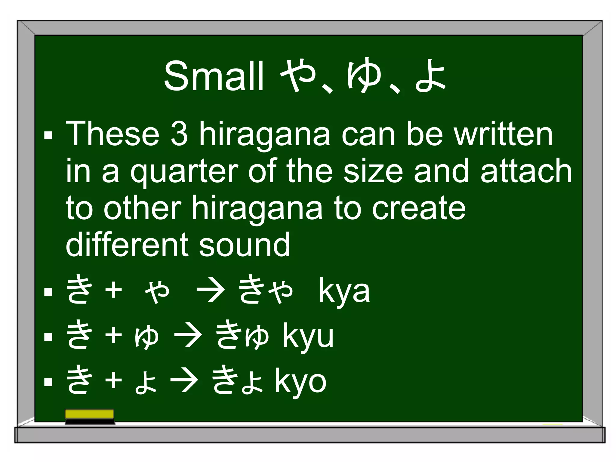 Hiragana Rules PPTX hiragana-rules-pptx