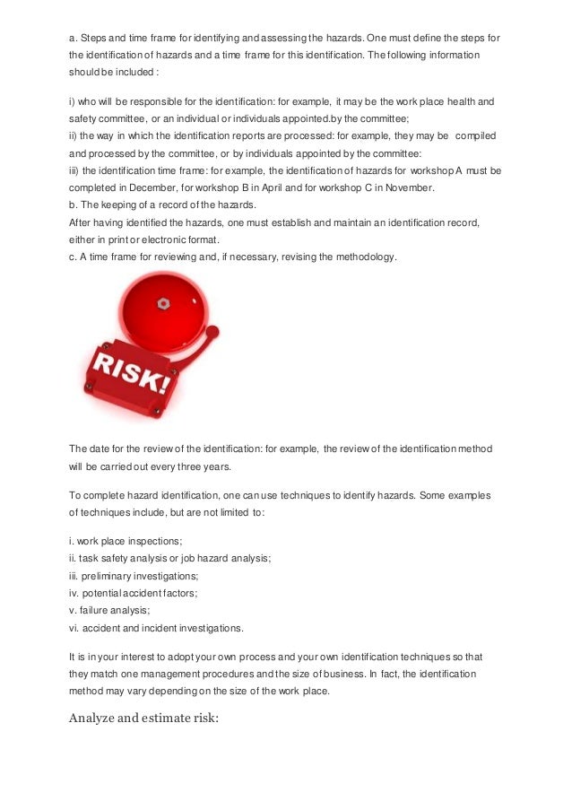 Hira hazard identification & risk assessment