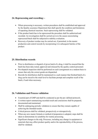 Reprocessing Validation GOOD MANUFACTURING. | DOCX