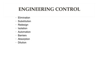 ENGINEERING CONTROL
 
