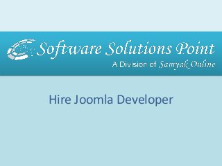 Hire Joomla Developer
 