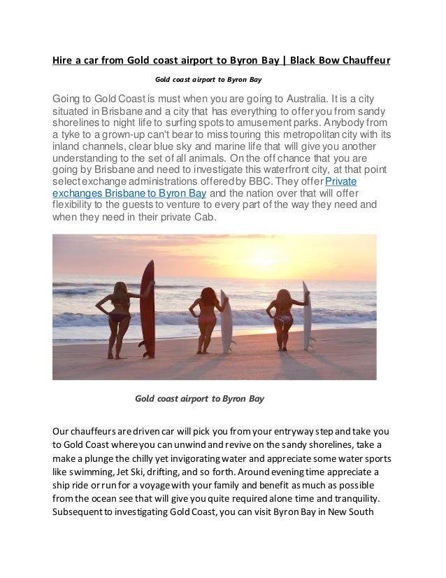 Car Hire Byron Bay To Gold Coast Airport Car Hire Byron Bay To Gold Coast Airport
