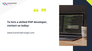 Hire PHP Developer for Secure and Scalable Web Development | PDF