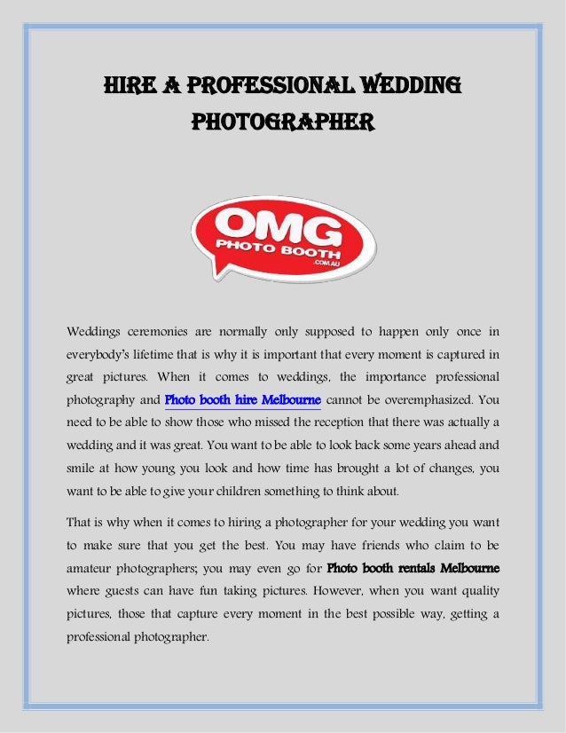 Hire A Photographer >> Hire A Professional Wedding Photographer Hire A Photographer >> Hire A Professional Wedding Photographer