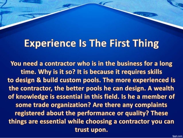 hire a contractor