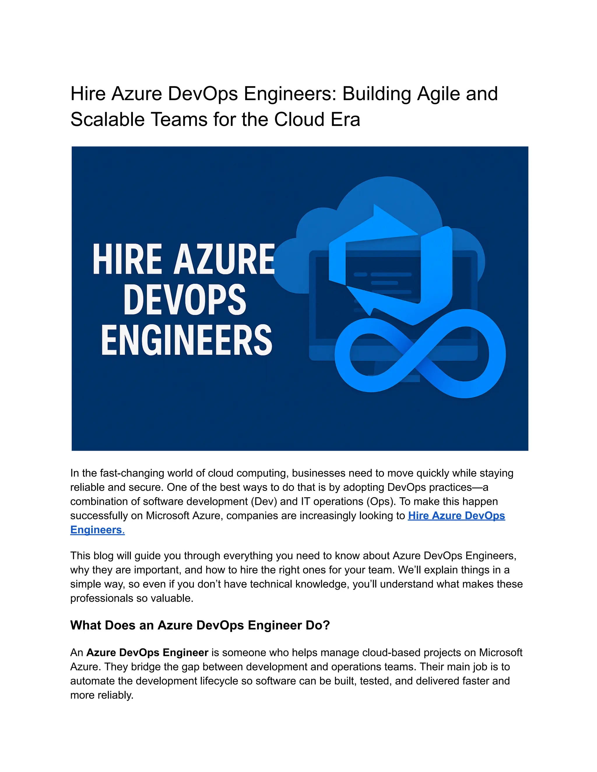 Hire Azure DevOps Engineers_ Building Agile and Scalable Teams for the