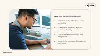 enhancing backend support with Images High Quality... Hire Backend Developer from India - Hire from top 3.5% talents | PDF