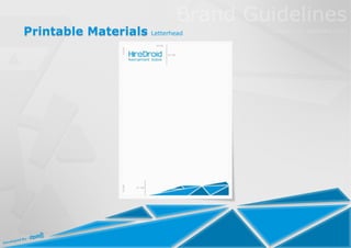 Printable Materials Letterhead
 