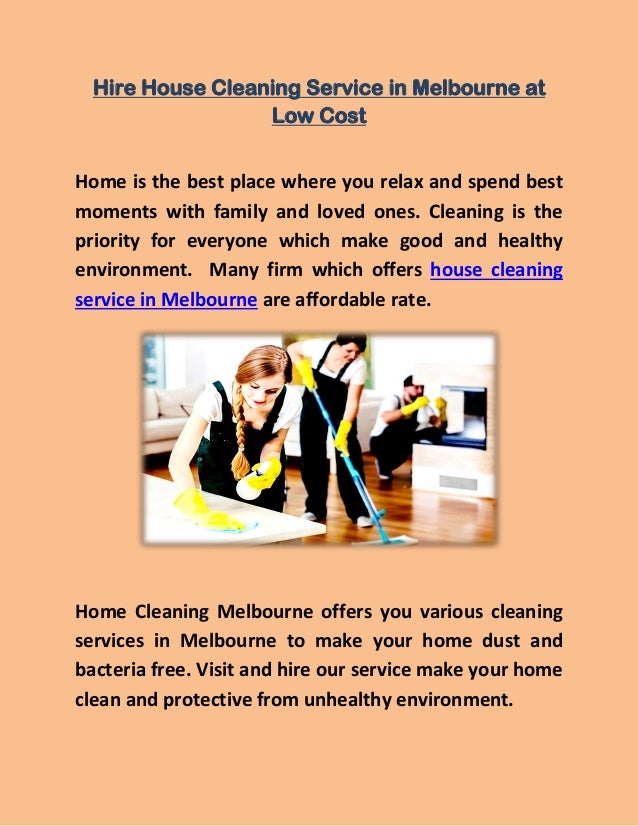 Hire house cleaning service in melbourne at low cost