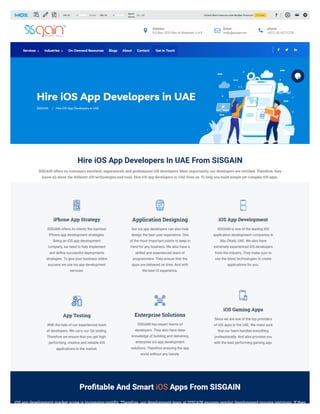 Hire iOS App Developers in UAE | iPhone App Development Company