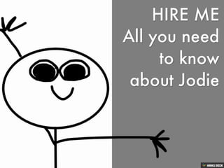 Hire Me: A stick figure CV