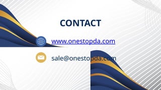 CONTACT
www.onestopda.com
sale@onestopda.com
 