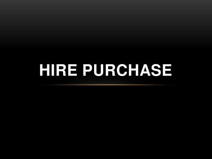 Hire Purchase hire-purchase