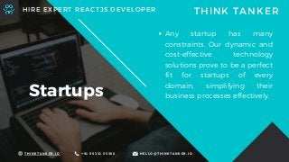Any startup has many
constraints. Our dynamic and
cost-effective technology
solutions prove to be a perfect
fit for startu...