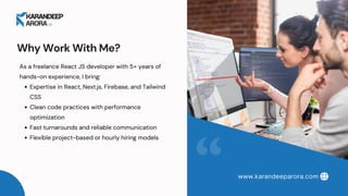 Hire Expert React JS Developer for Modern Web Projects | PDF