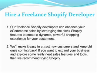 Hire shopify developer | PPT