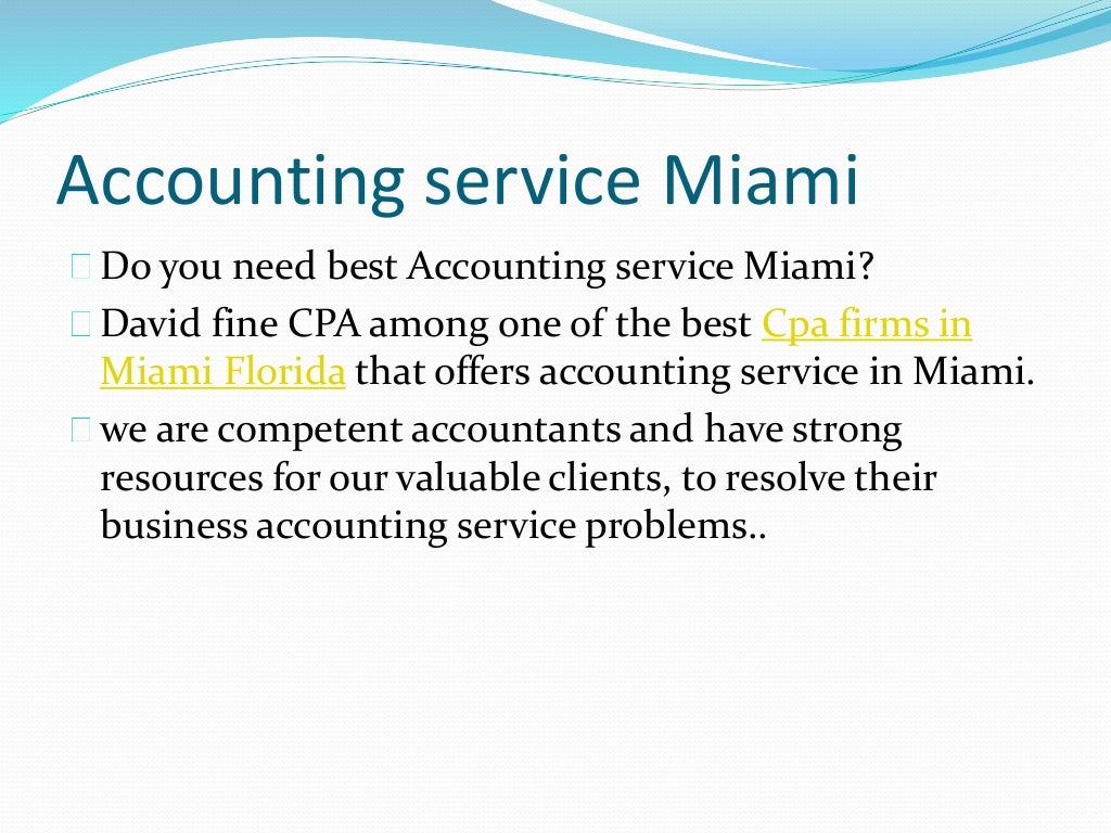 Hire the best cpa firms in miami florida