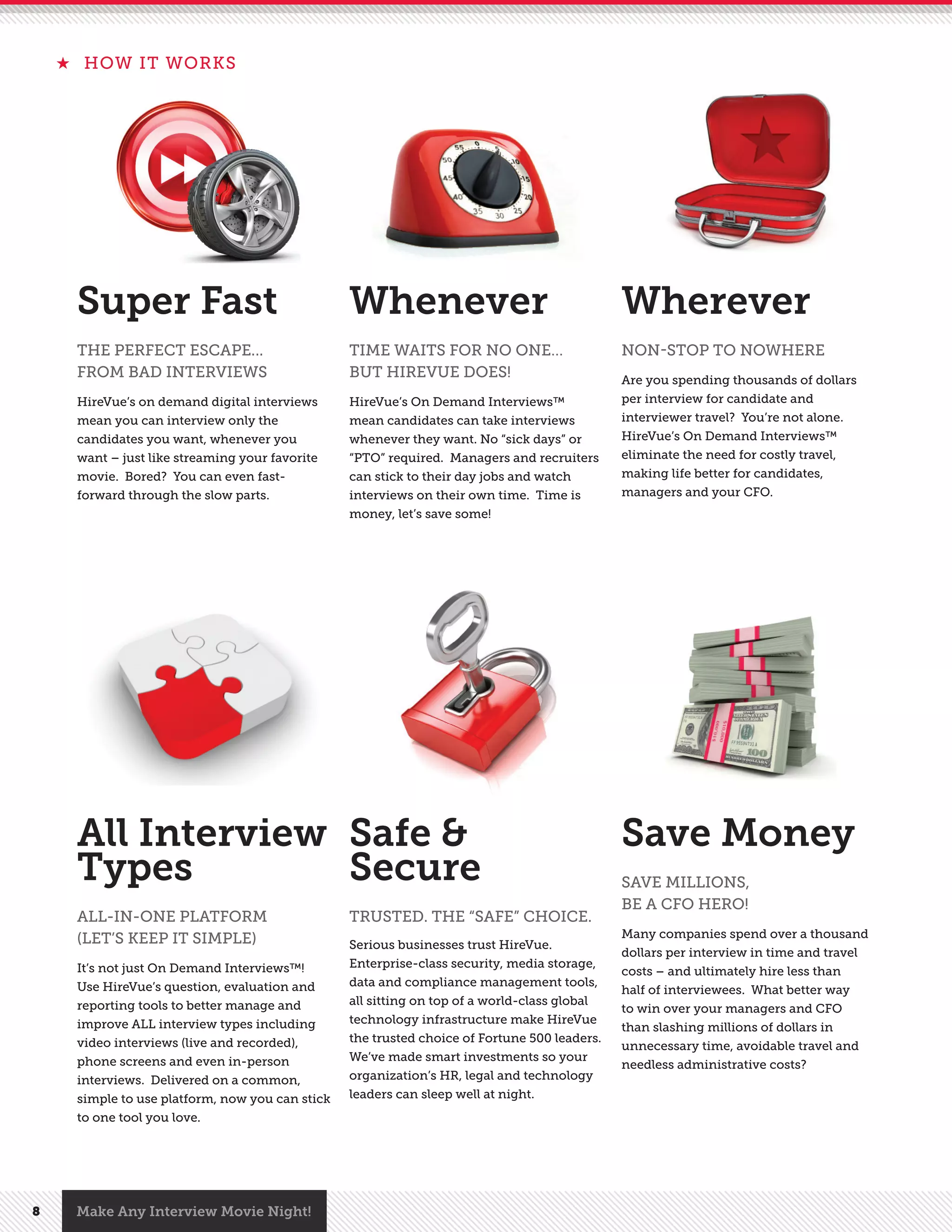 Hire Vue Overview Brochure PDF Computer Software And Applications hire-vue-overview-brochure-pdf-computer-software-and-applications