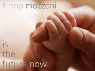 hiring mozzoni
is
the
future now
 