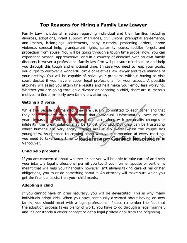 Hiring A Family Law Lawyer In Vancouver - 