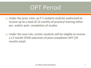Hiring employees on OPT, CPT & H- 1 B | PDF