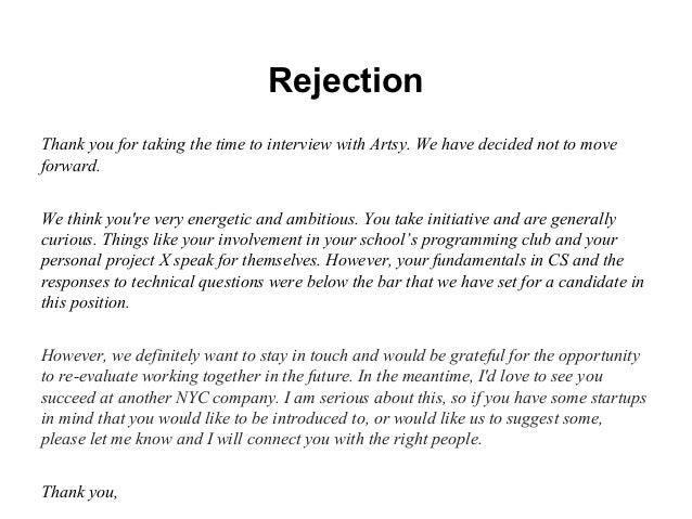 thank you email after rejection barca fontanacountryinn com thank you after rejection