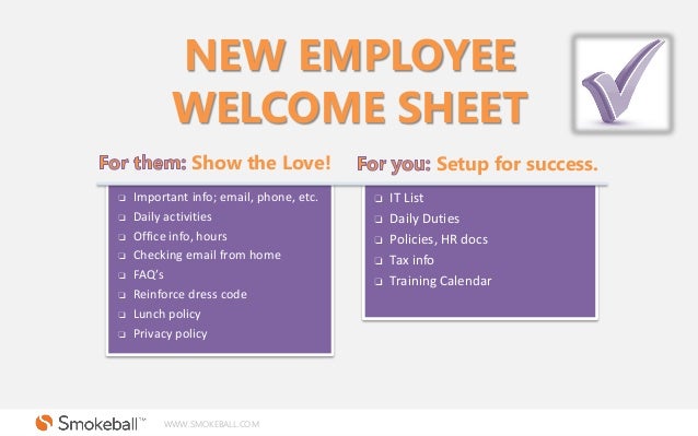 new hire information sheet