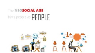 The NEOSOCIAL AGE
PEOPLEhires people as
 