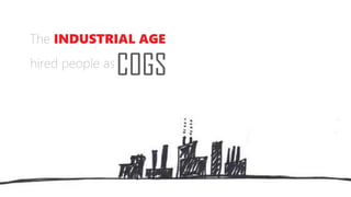 The INDUSTRIAL AGE
COGShired people as
 