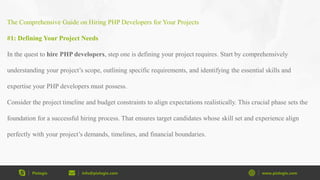 Hiring PHP Developers Made Simple In a Step-by-Step Guide | PDF