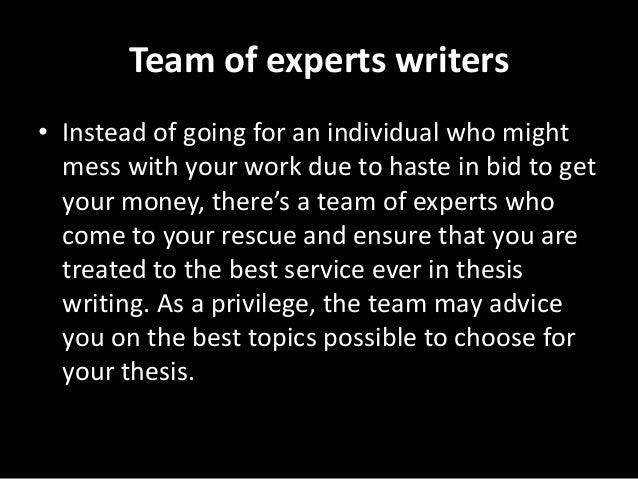 Hire writing thesis