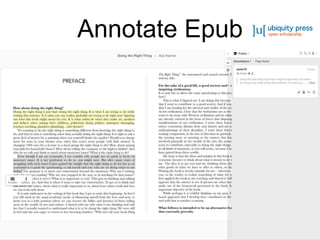 Annotate Epub
 
