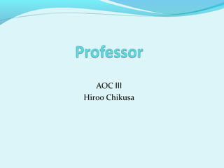 AOC Ⅲ
Hiroo Chikusa
 