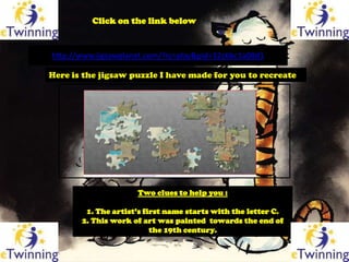 Click on the link below


http://www.jigsawplanet.com/?rc=play&pid=32c6bc1a08d1

Here is the jigsaw puzzle I have made for...