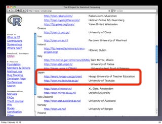 Friday, February 10, 12   20
 