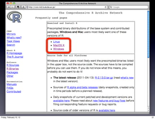 Friday, February 10, 12   21
 