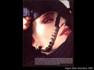 Vogue Itália, dezembro, 1983
 