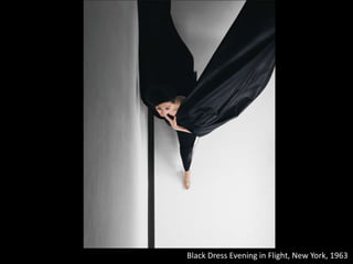 Black Dress Evening in Flight, New York, 1963
 