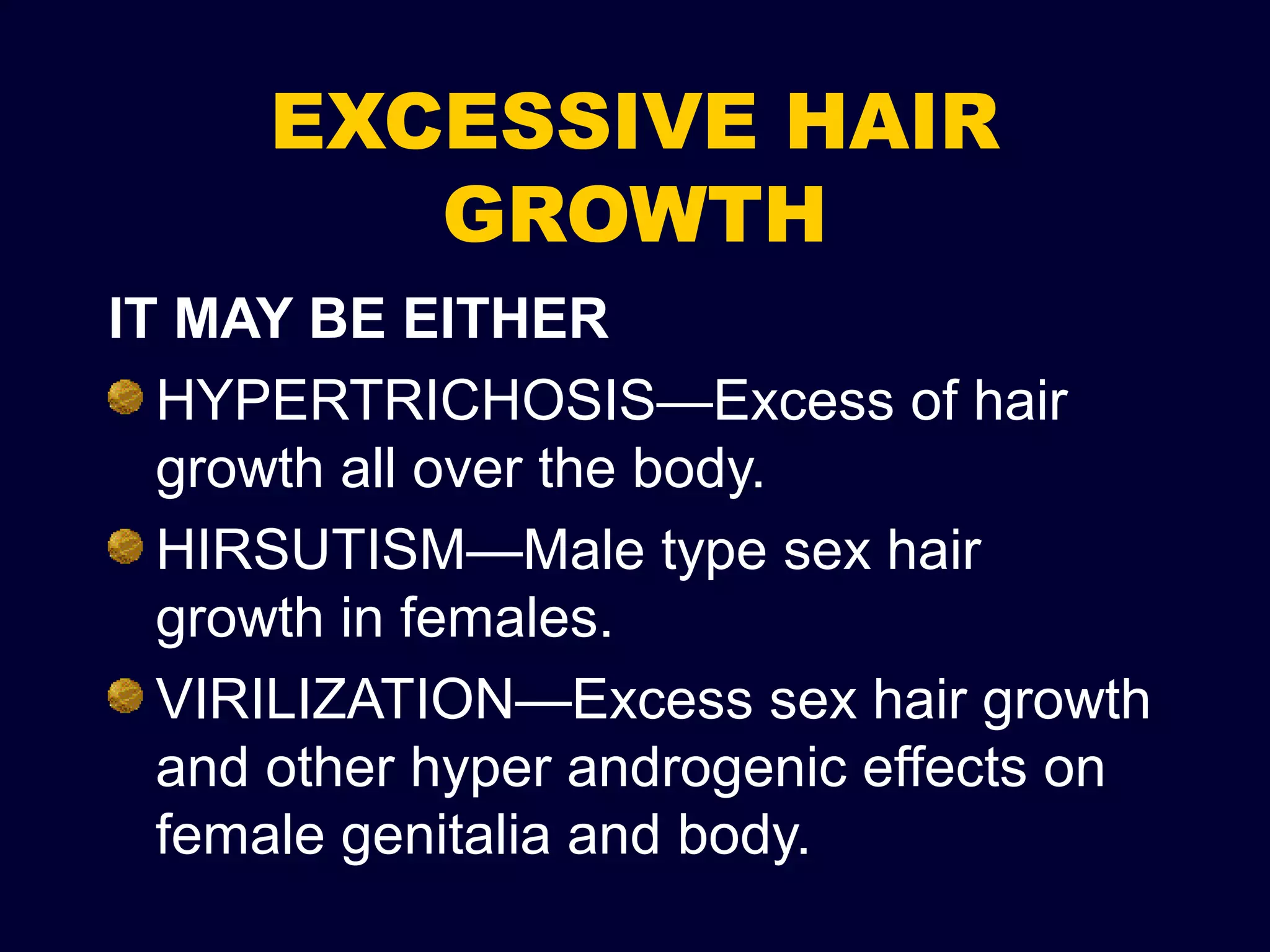 Kengaygan klitoris va hirsutizm