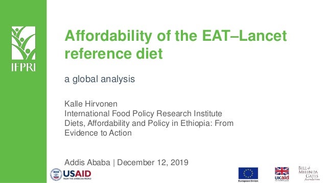 Affordability of the EATLancet reference diet