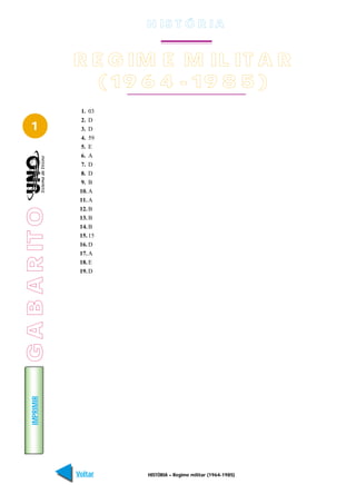 História Geral e do Brasil