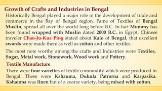 His 101 Lecture 16 Economic History of Bengal.pptx