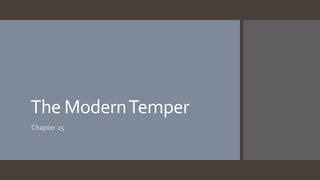 The ModernTemper
Chapter 25
 